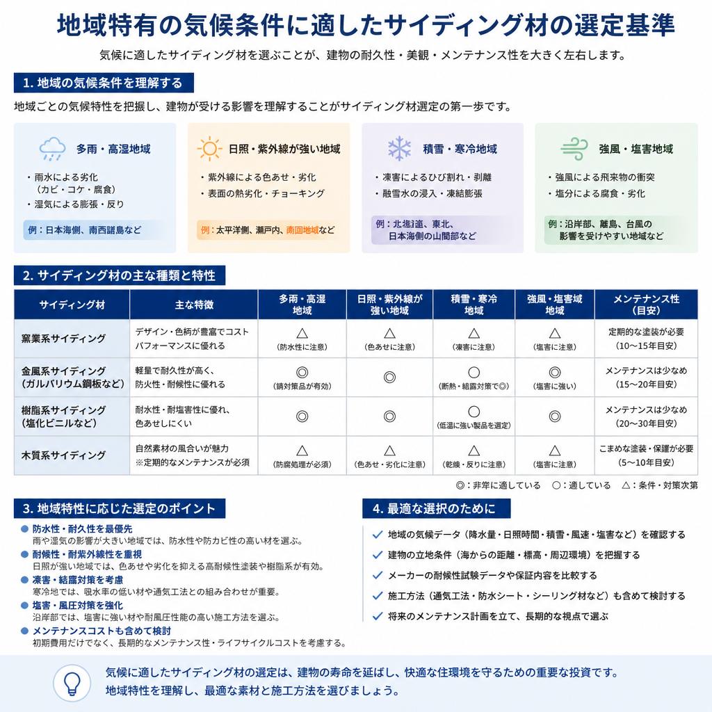 鈴鹿の気候に合わせたサイディングの選定
