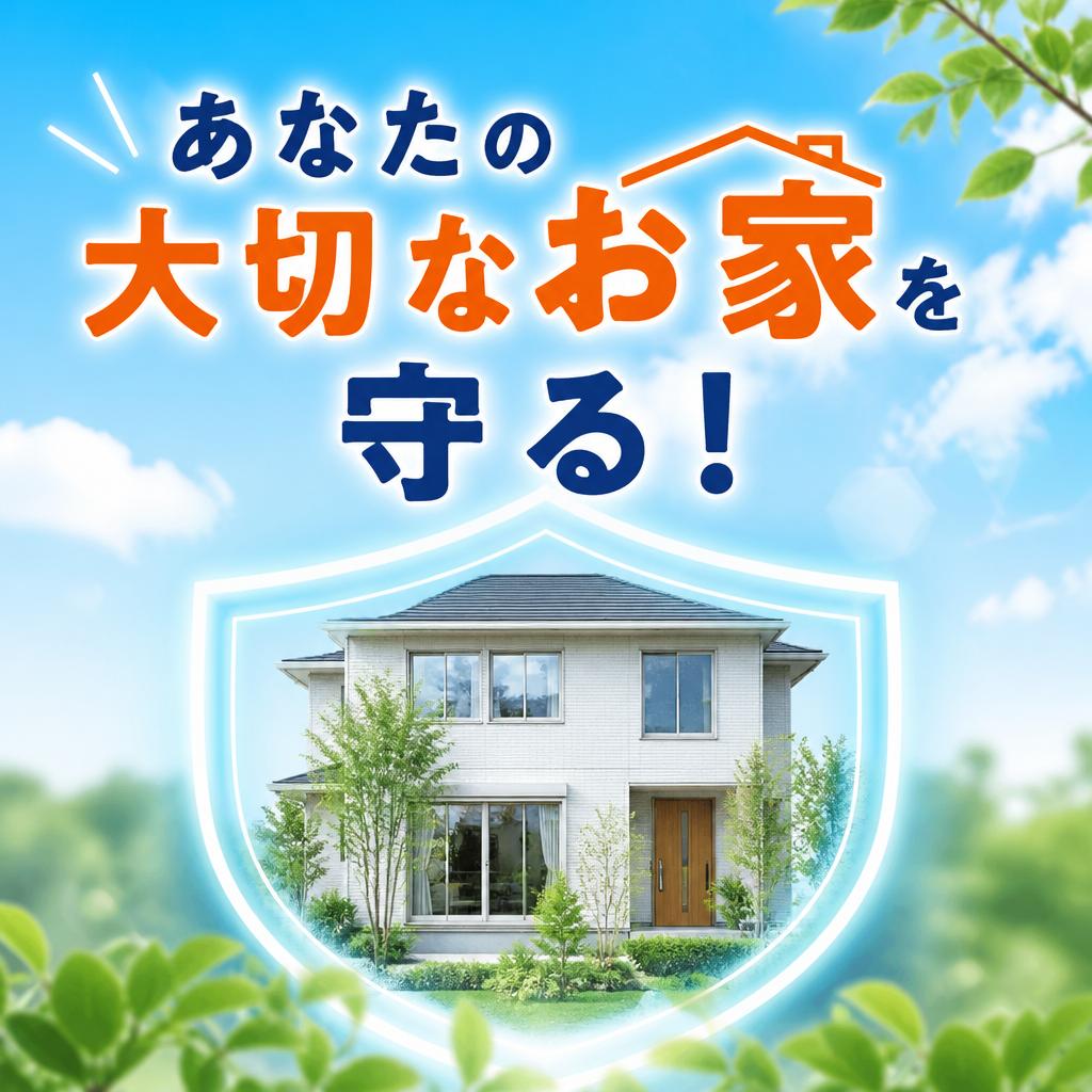 あなたの大切なお家を守る！