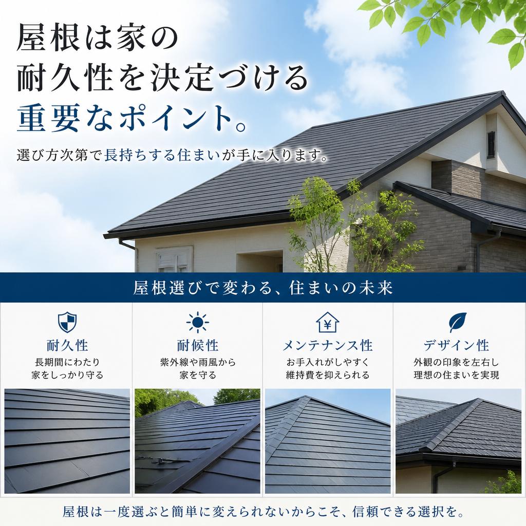 2. なぜ屋根選びが重要なのか