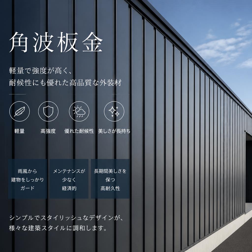 角波板金のメリット