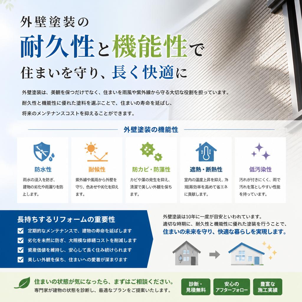 耐久性と機能性の両立