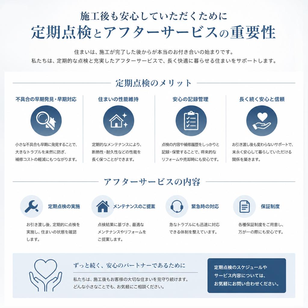 5. 施工後のアフターサービス