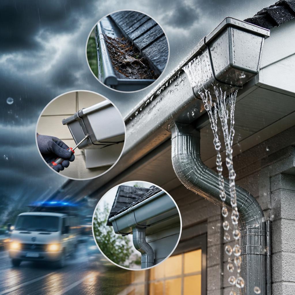 雨樋修理の迅速対応